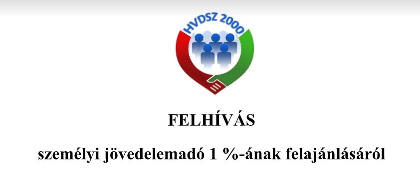 FELHÍVÁS  személyi jövedelemadó 1 %-ának felajánlásáról